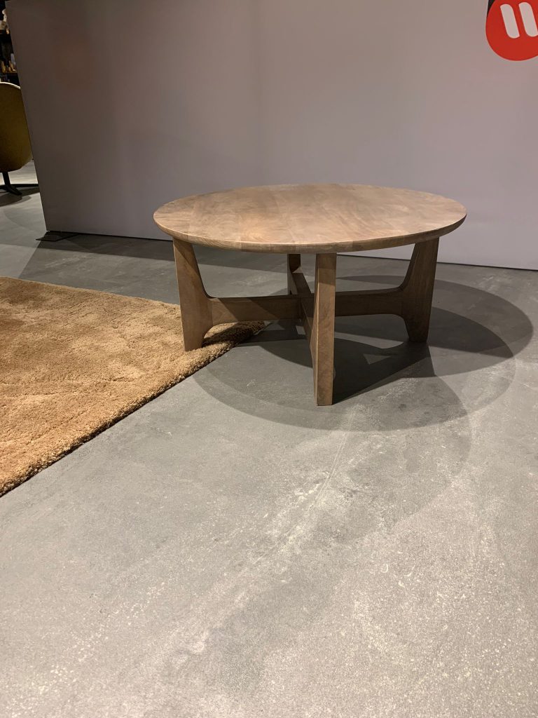 Dortmund salontafel ø80, H40, Dark Walnut